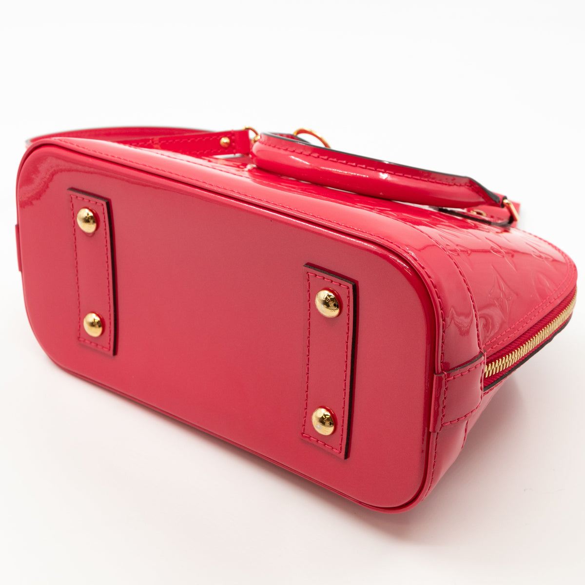 Louis-vuitton Alma BB Vernis Hot Pink