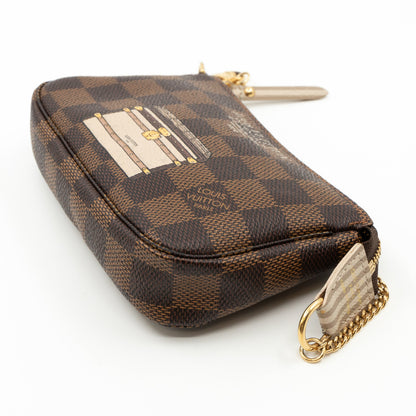 Louis-vuitton Mini Pochette Accessoires Damier Ebene Trunks & Locks