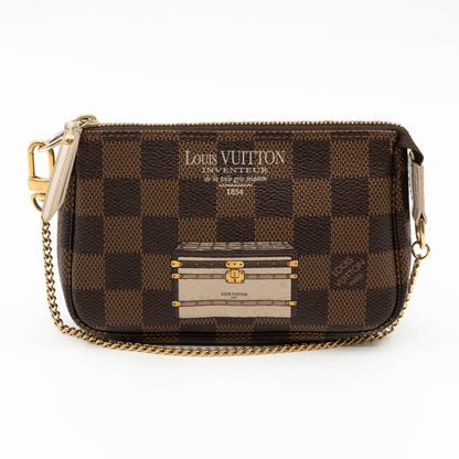 Louis-vuitton Mini Pochette Accessoires Damier Ebene Trunks & Locks
