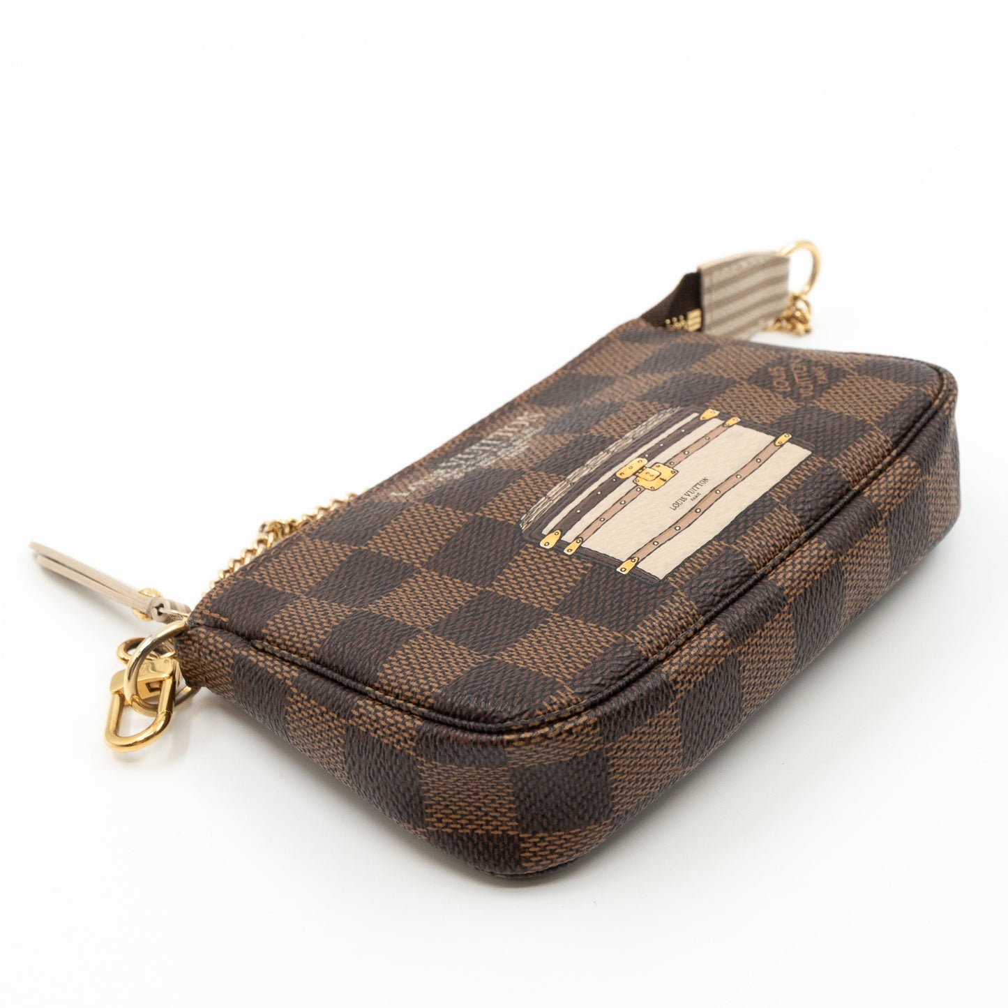 Louis-vuitton Mini Pochette Accessoires Damier Ebene Trunks & Locks