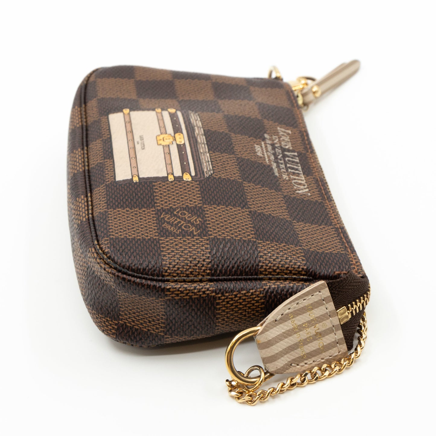 Louis-vuitton Mini Pochette Accessoires Damier Ebene Trunks & Locks