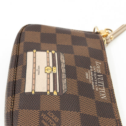 Louis-vuitton Mini Pochette Accessoires Damier Ebene Trunks & Locks