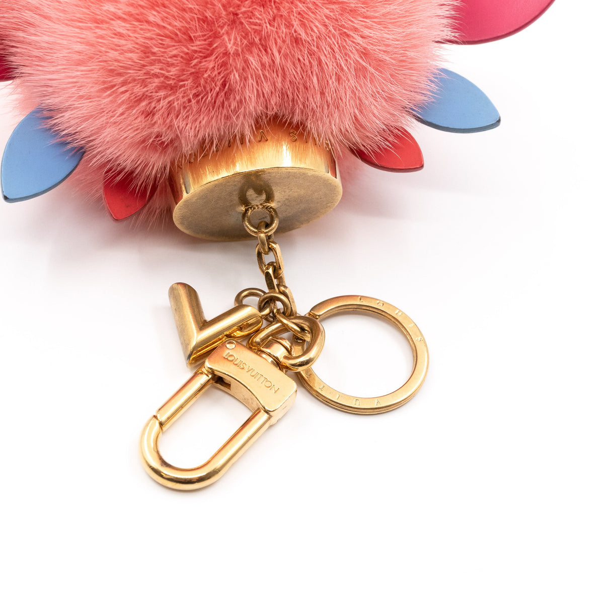 Louis-vuitton Lovely Birds Fur Bag Charm And Key Holder