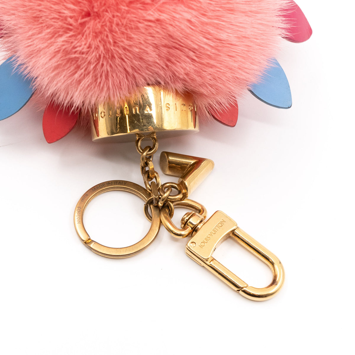 Louis-vuitton Lovely Birds Fur Bag Charm And Key Holder