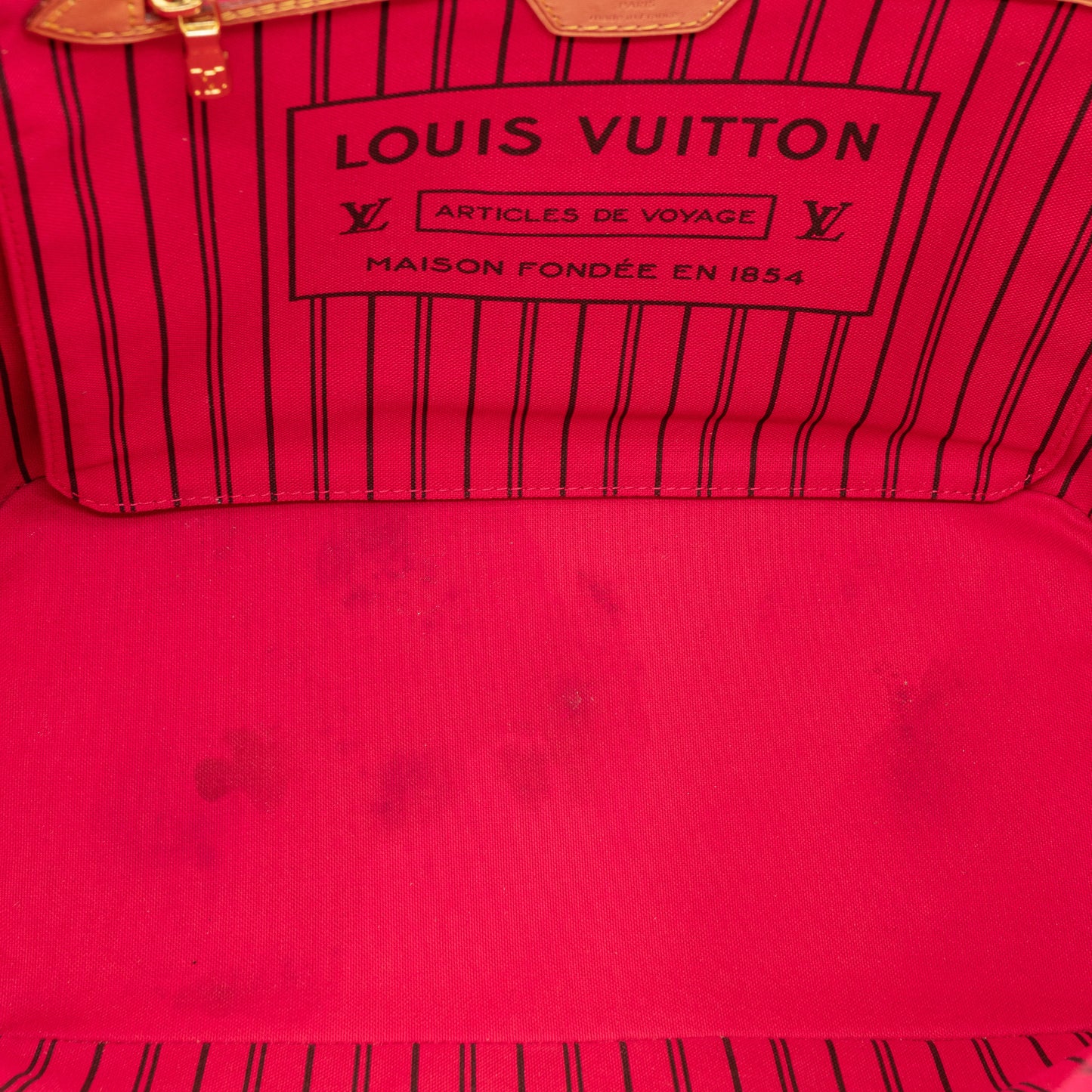 Louis-vuitton Neverfull MM Monogram Love Lock