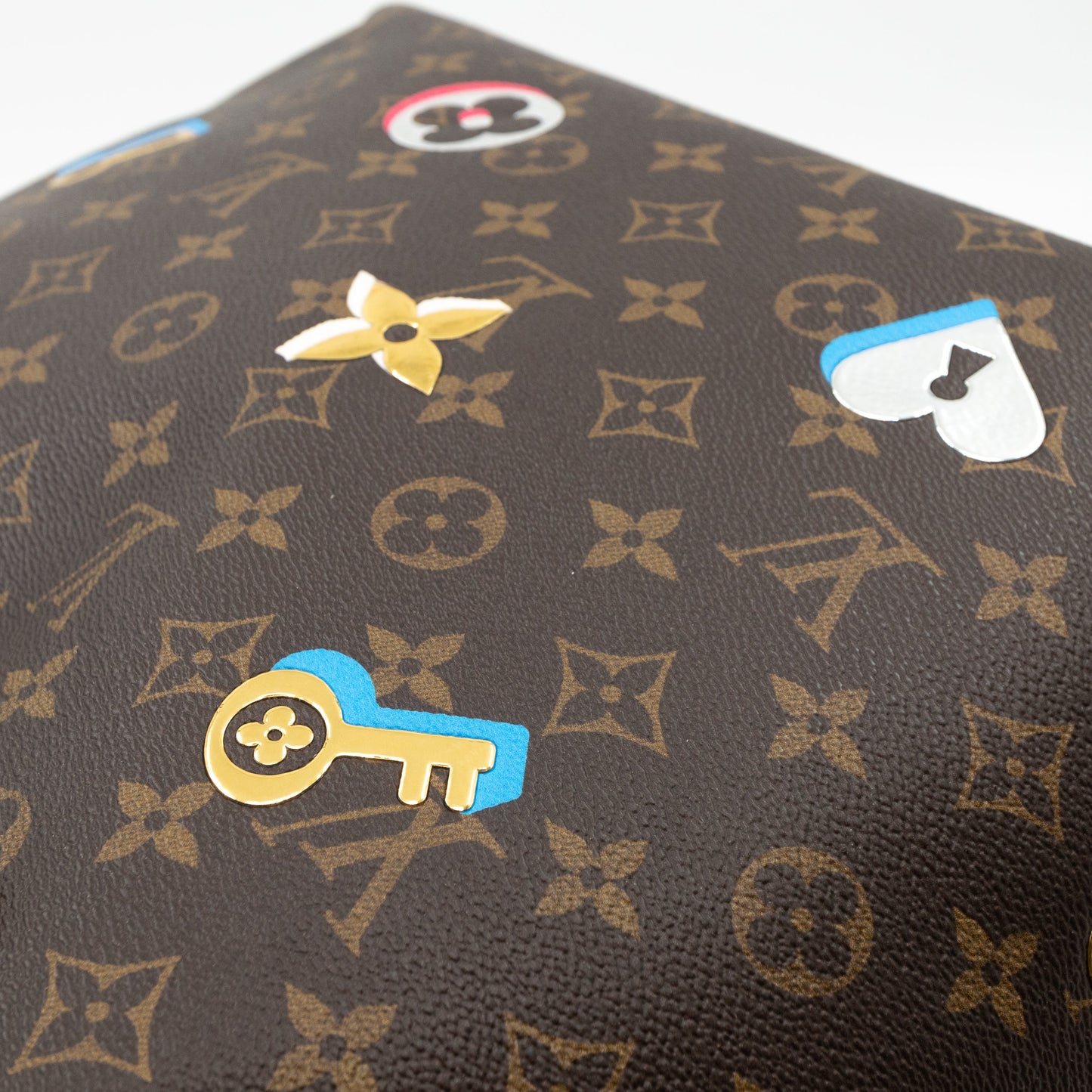 Louis-vuitton Neverfull MM Monogram Love Lock