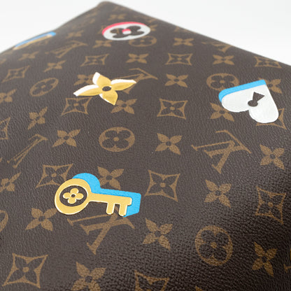 Louis-vuitton Neverfull MM Monogram Love Lock