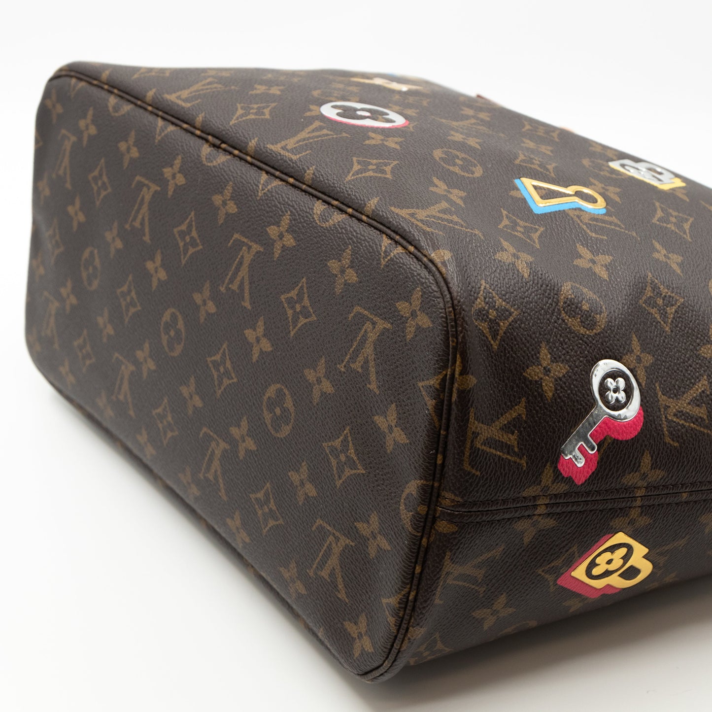 Louis-vuitton Neverfull MM Monogram Love Lock