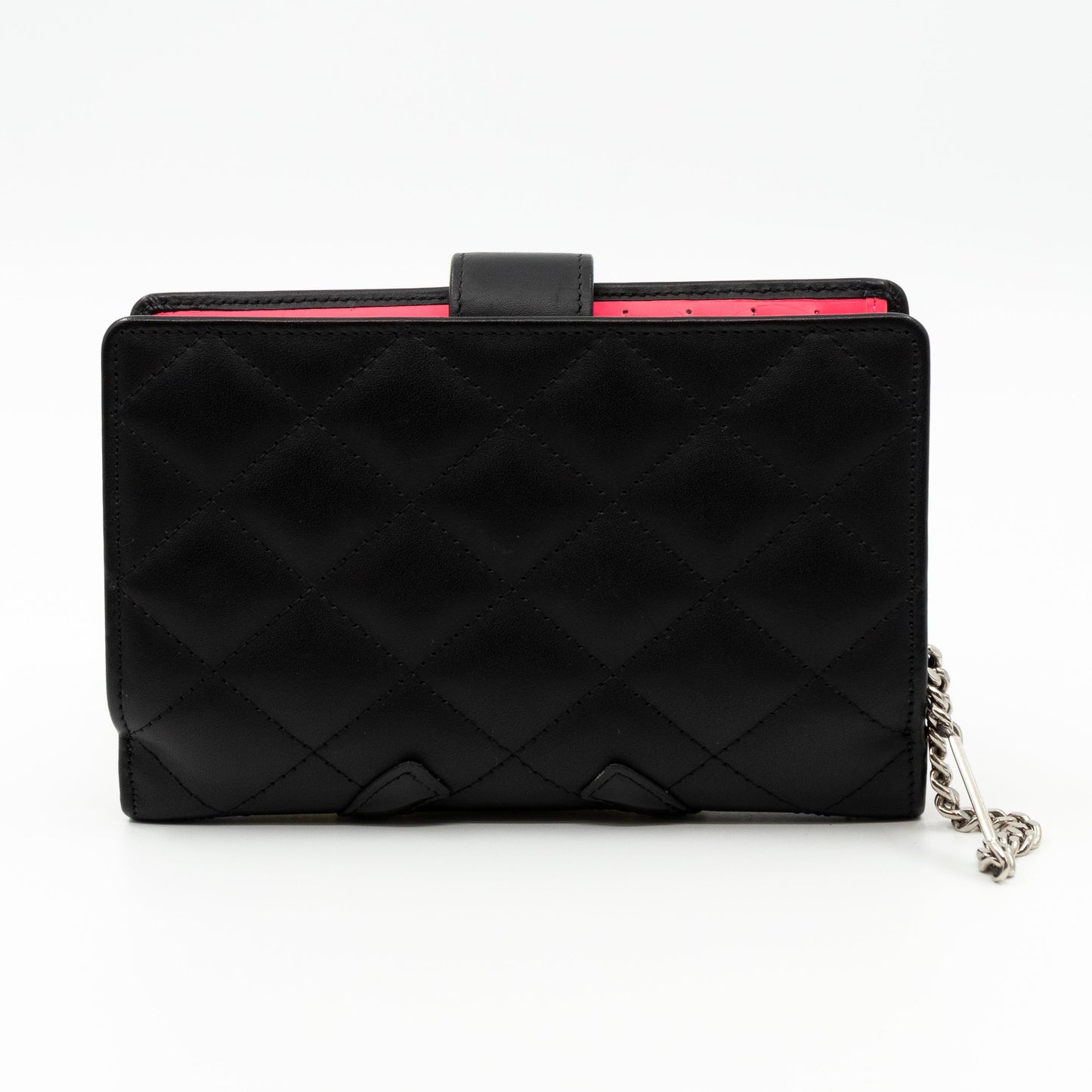 Cambon Medium Wallet Black Leather