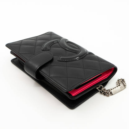 Cambon Medium Wallet Black Leather