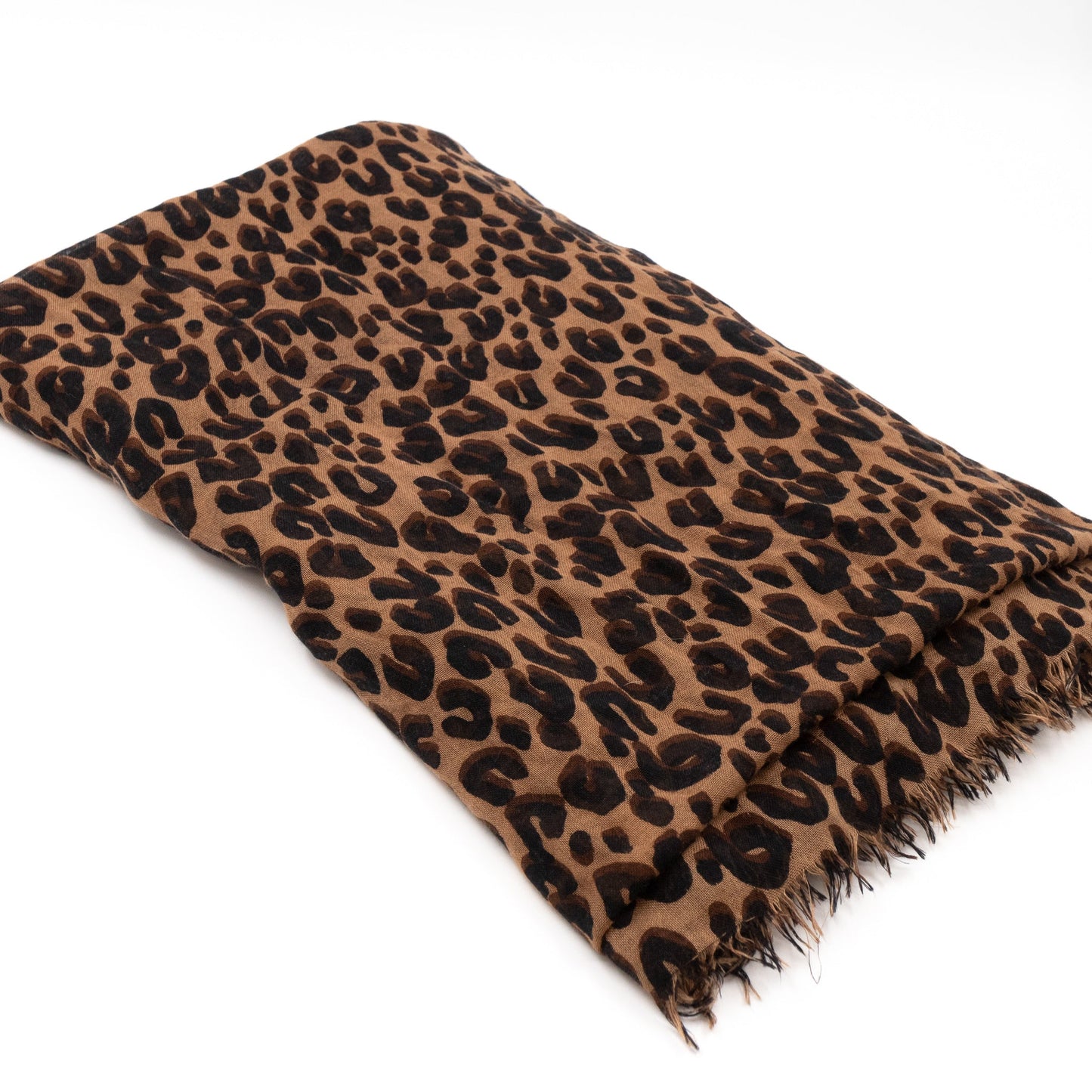 Louis-vuitton Leopard Stole Brown