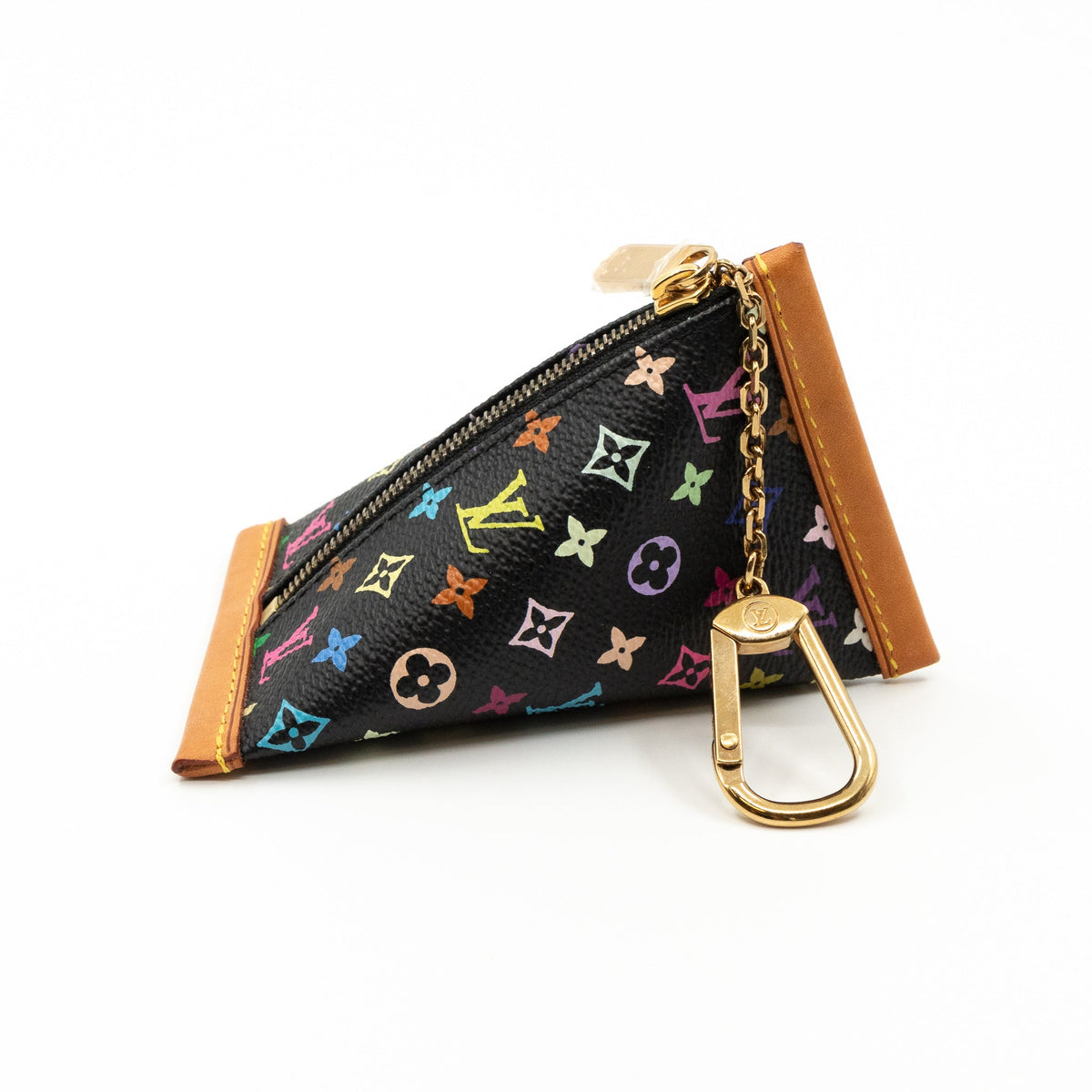 Louis-vuitton Berlingo Key Holder Multicolore Black