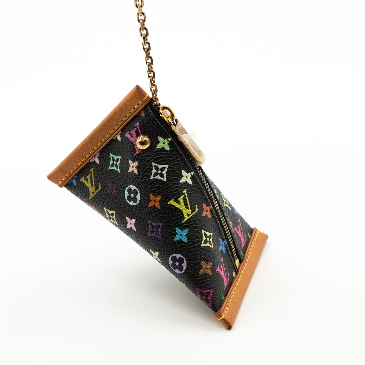 Louis-vuitton Berlingo Key Holder Multicolore Black