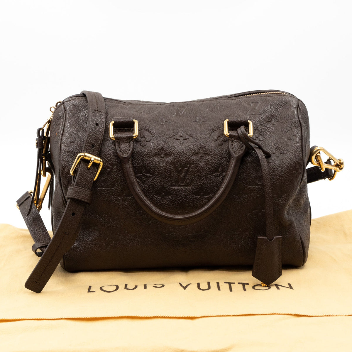 Louis-vuitton Speedy 25 Bandouliere Monogram Empreinte Ombre