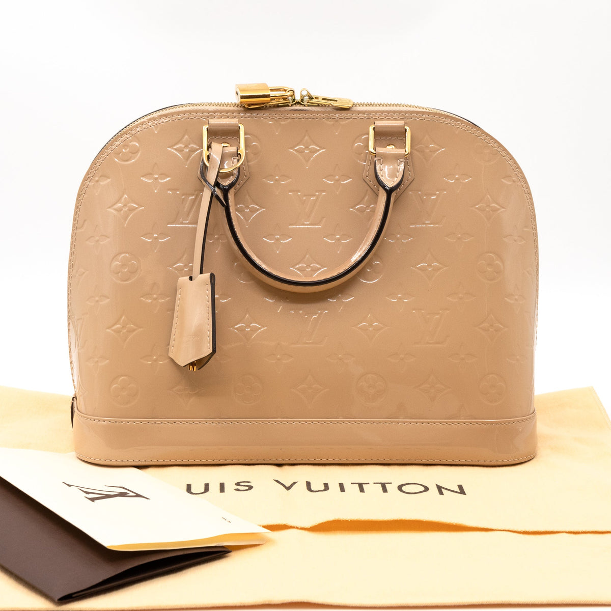 Louis-vuitton Alma PM Vernis Dune