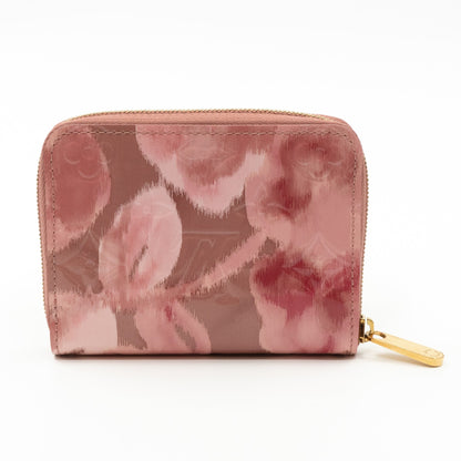 Louis-vuitton Zippy Coin Purse Vernis Ikat Rose Velours
