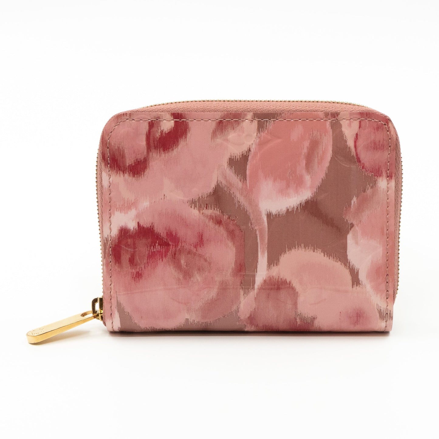 Louis-vuitton Zippy Coin Purse Vernis Ikat Rose Velours