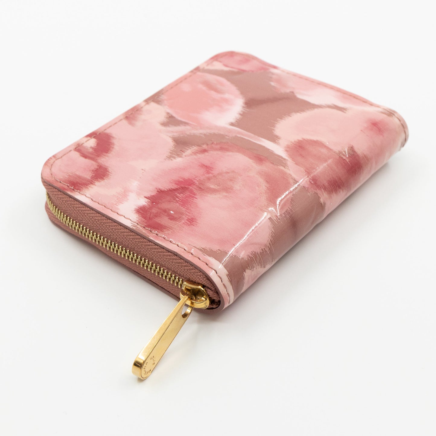 Louis-vuitton Zippy Coin Purse Vernis Ikat Rose Velours