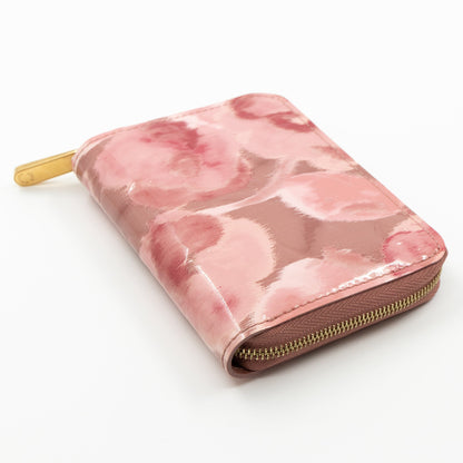 Louis-vuitton Zippy Coin Purse Vernis Ikat Rose Velours
