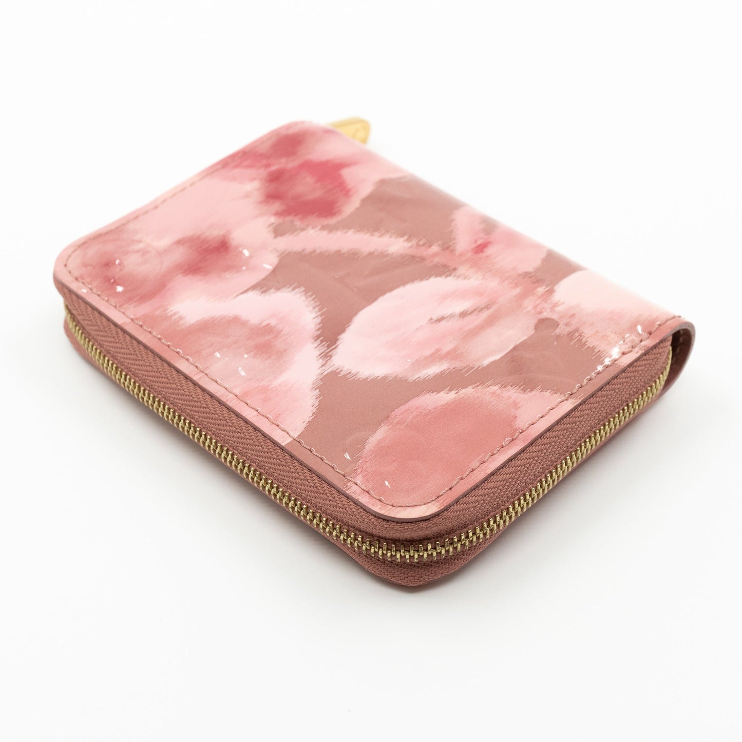 Louis-vuitton Zippy Coin Purse Vernis Ikat Rose Velours