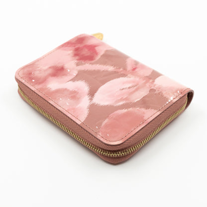 Louis-vuitton Zippy Coin Purse Vernis Ikat Rose Velours