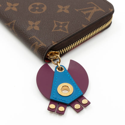 Louis-vuitton Zippy Wallet Flamingo Monogram Totem