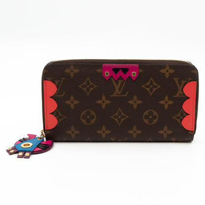 Louis-vuitton Zippy Wallet Flamingo Monogram Totem