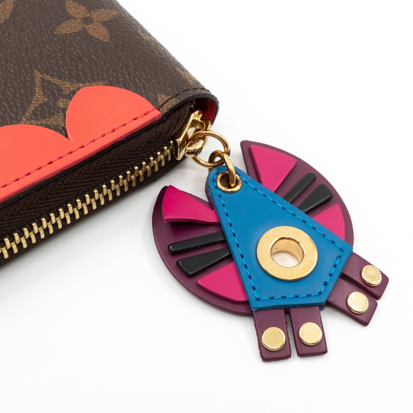 Louis-vuitton Zippy Wallet Flamingo Monogram Totem
