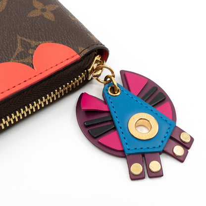 Louis-vuitton Zippy Wallet Flamingo Monogram Totem