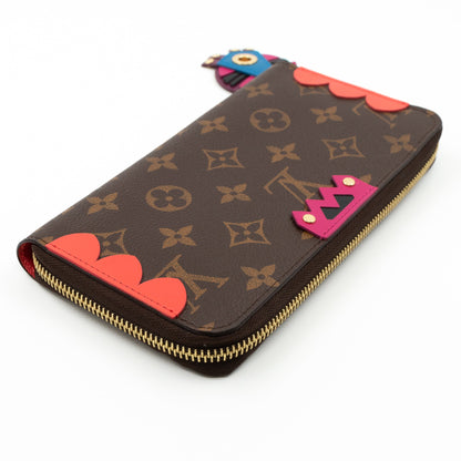 Louis-vuitton Zippy Wallet Flamingo Monogram Totem