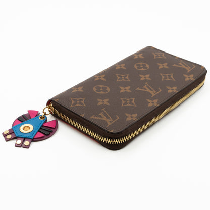 Louis-vuitton Zippy Wallet Flamingo Monogram Totem