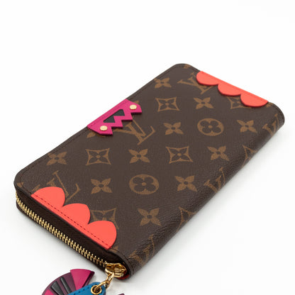 Louis-vuitton Zippy Wallet Flamingo Monogram Totem