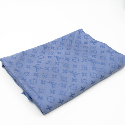 Louis-vuitton Monogram Shawl Bleuet Blue