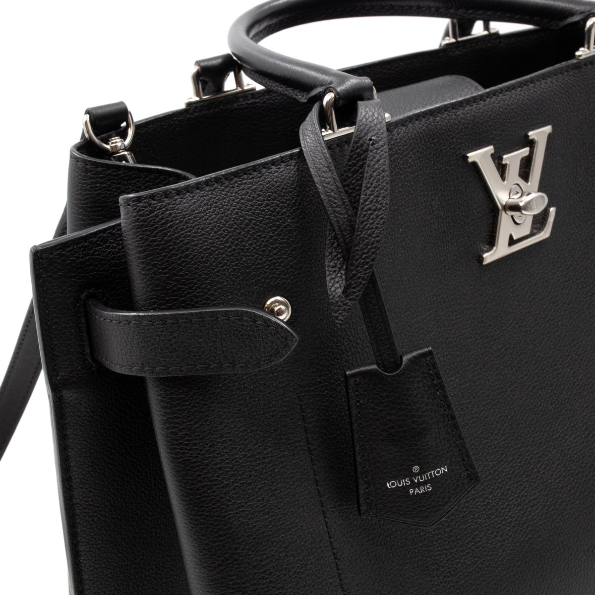 Louis-vuitton Lockme Day Black Leather