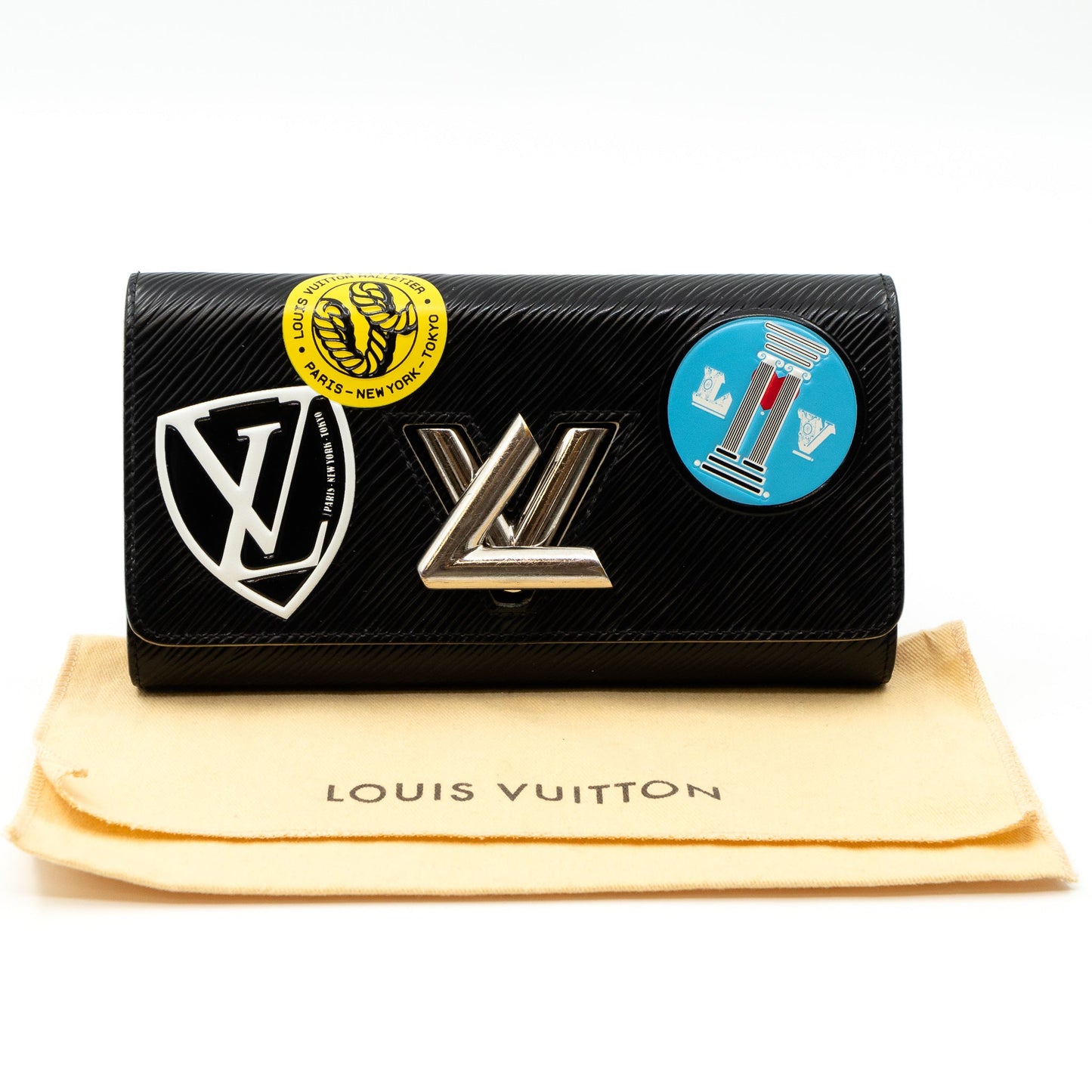 Louis-vuitton Twist Wallet Epi Leather World Tour