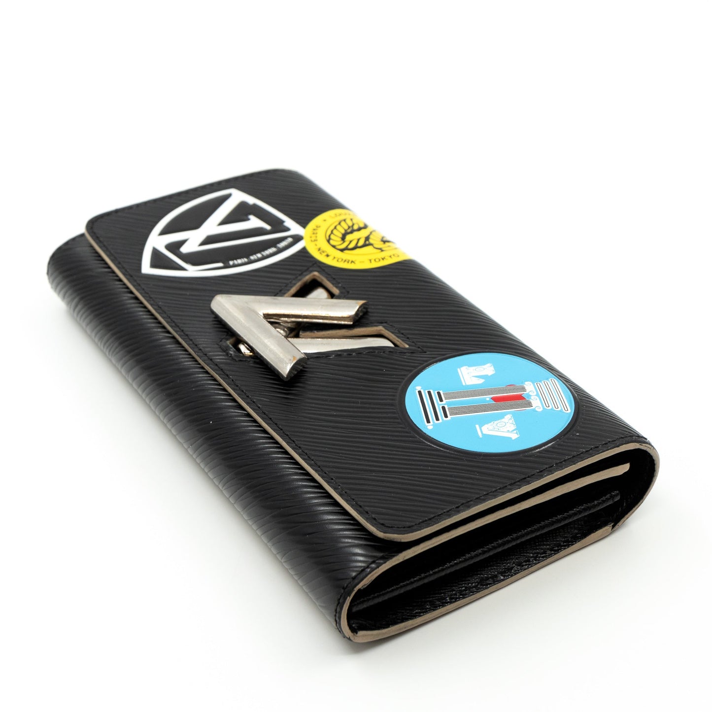 Louis-vuitton Twist Wallet Epi Leather World Tour