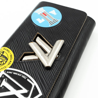 Louis-vuitton Twist Wallet Epi Leather World Tour