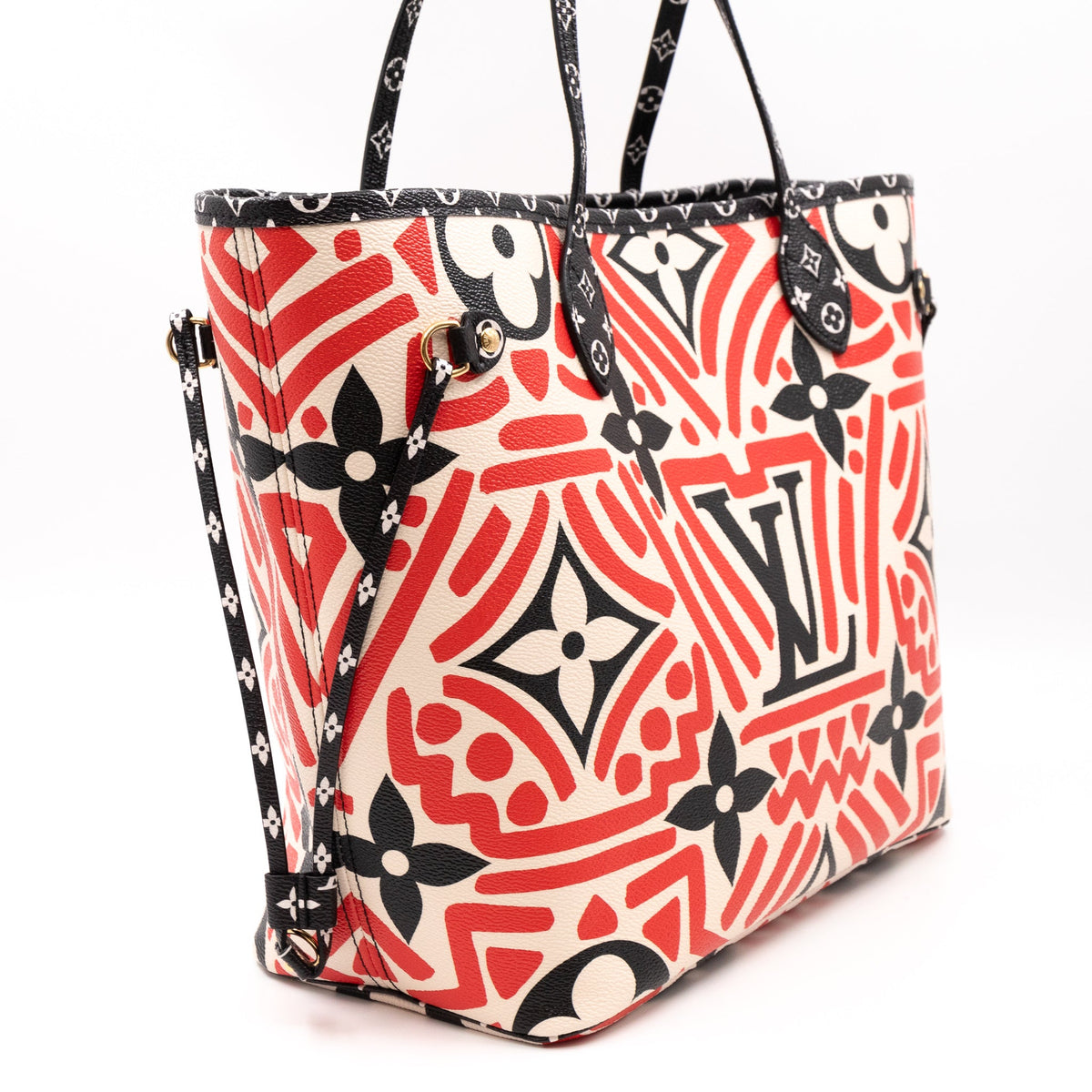 Louis-vuitton Neverfull MM Crafty Cream & Red