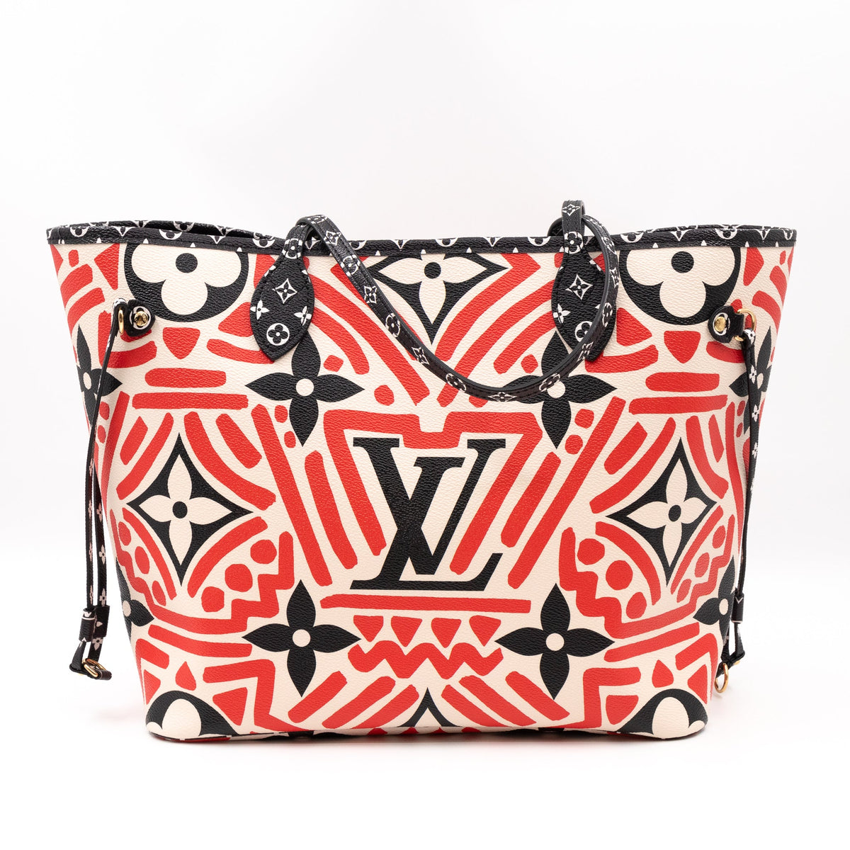 Louis-vuitton Neverfull MM Crafty Cream & Red