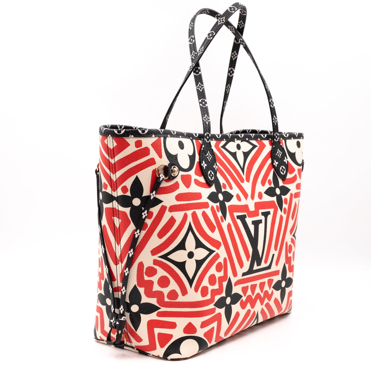 Louis-vuitton Neverfull MM Crafty Cream & Red