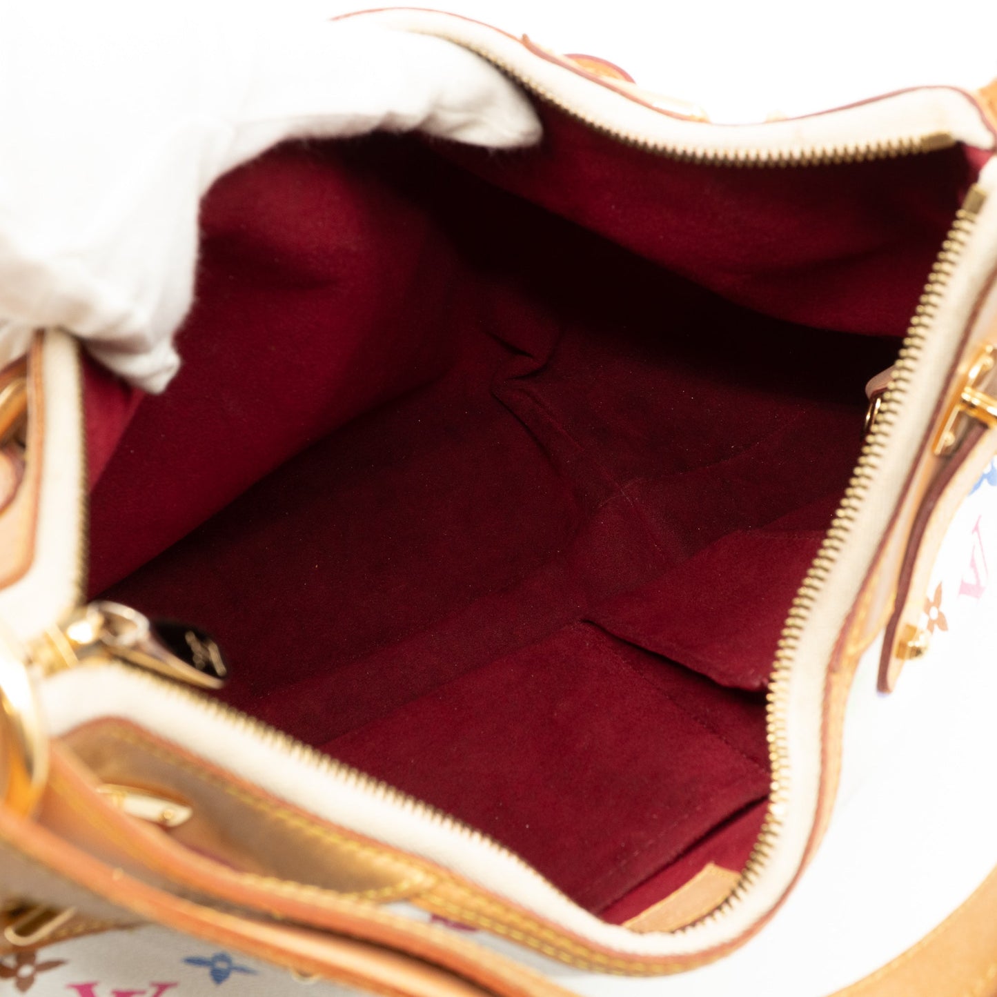 Louis-vuitton Greta Multicolore White