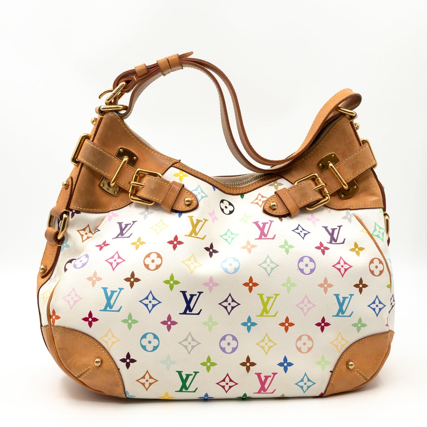 Louis-vuitton Greta Multicolore White