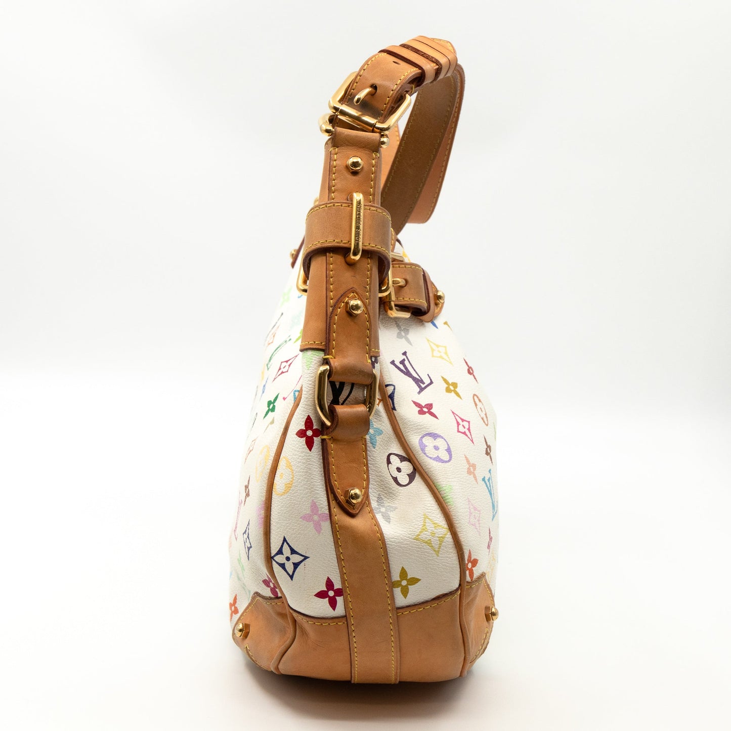Louis-vuitton Greta Multicolore White