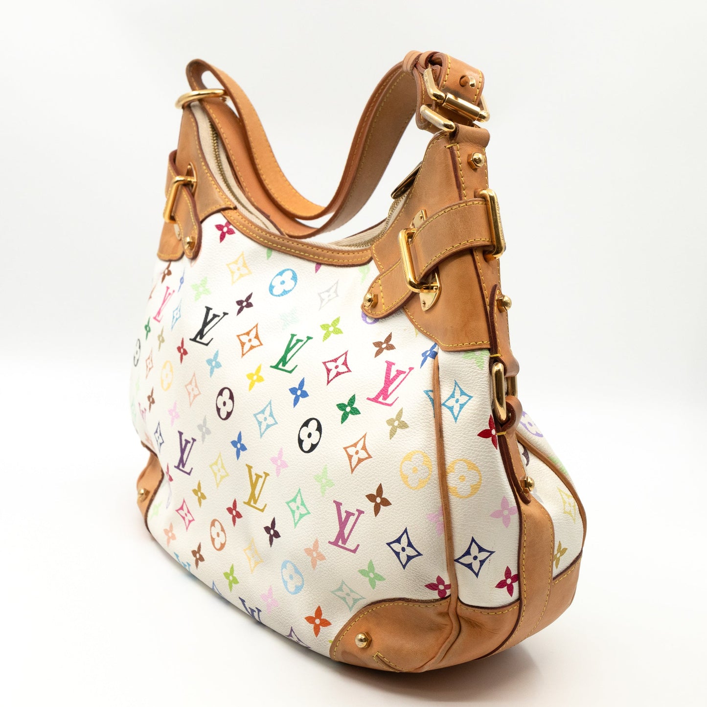 Louis-vuitton Greta Multicolore White