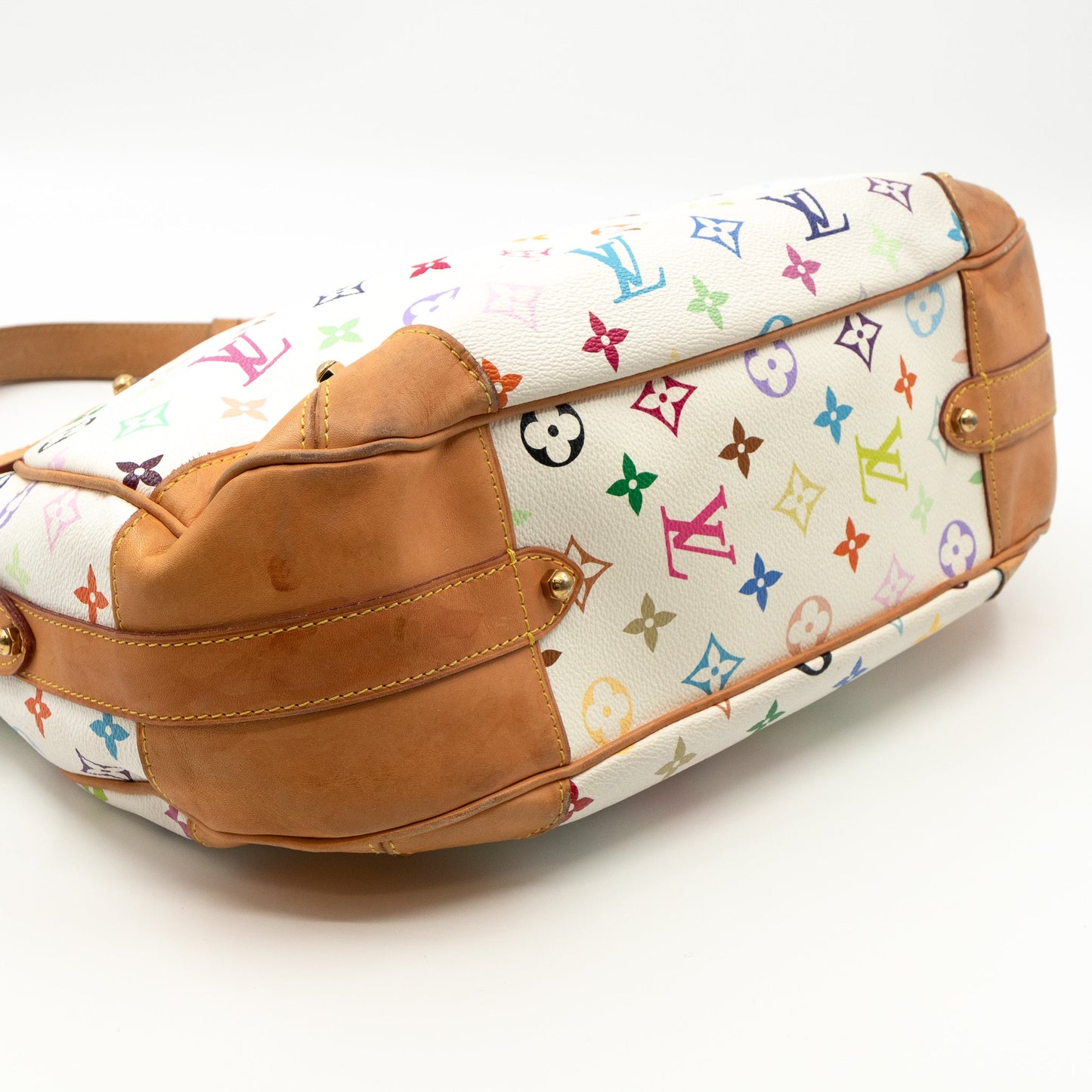 Louis-vuitton Greta Multicolore White