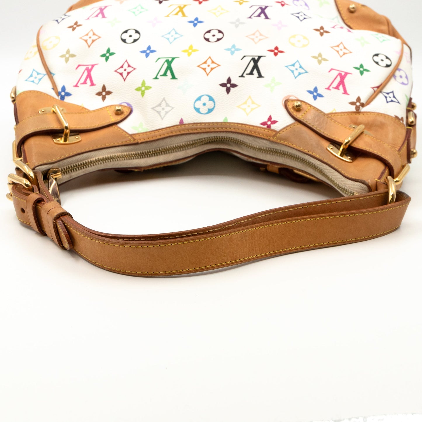 Louis-vuitton Greta Multicolore White