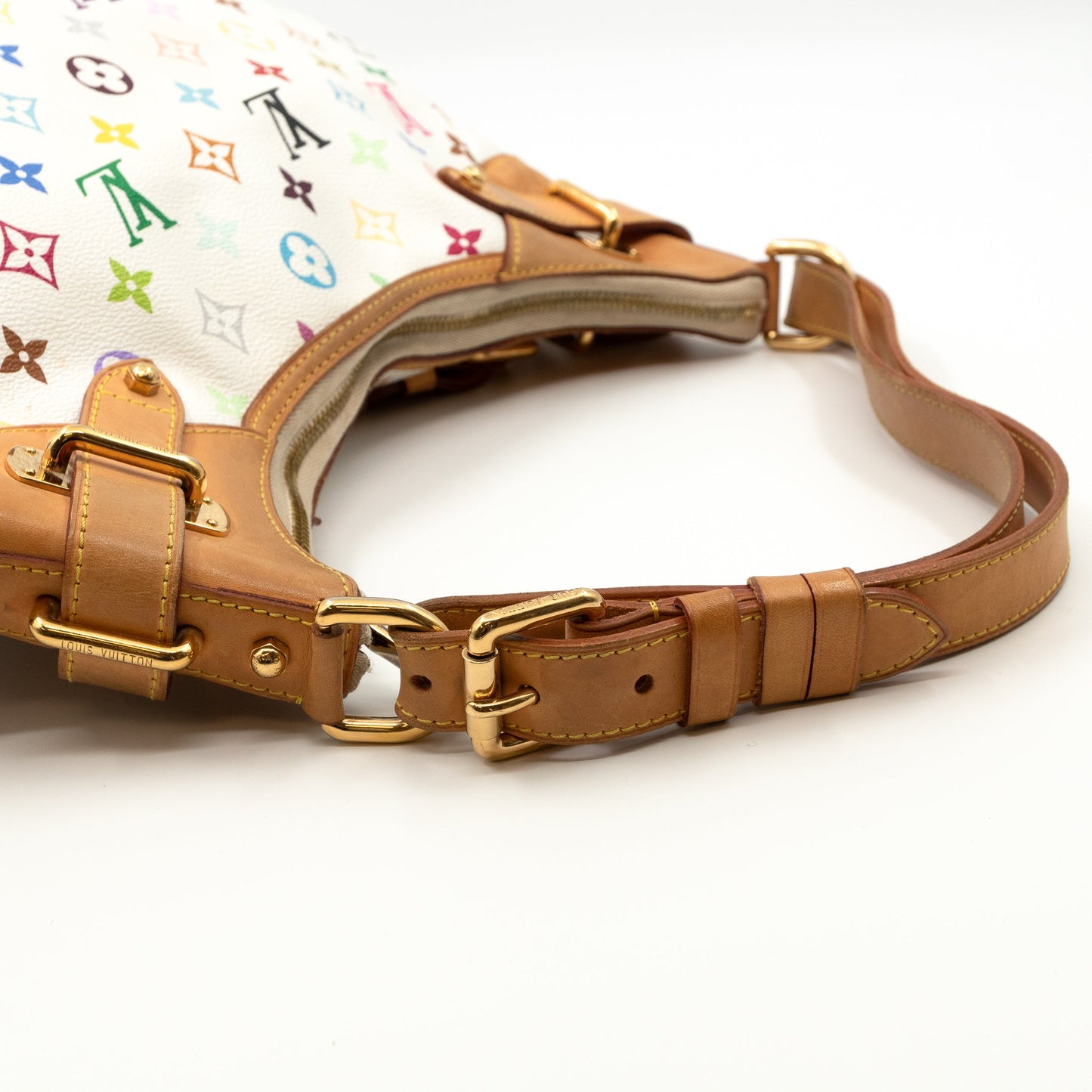 Louis-vuitton Greta Multicolore White