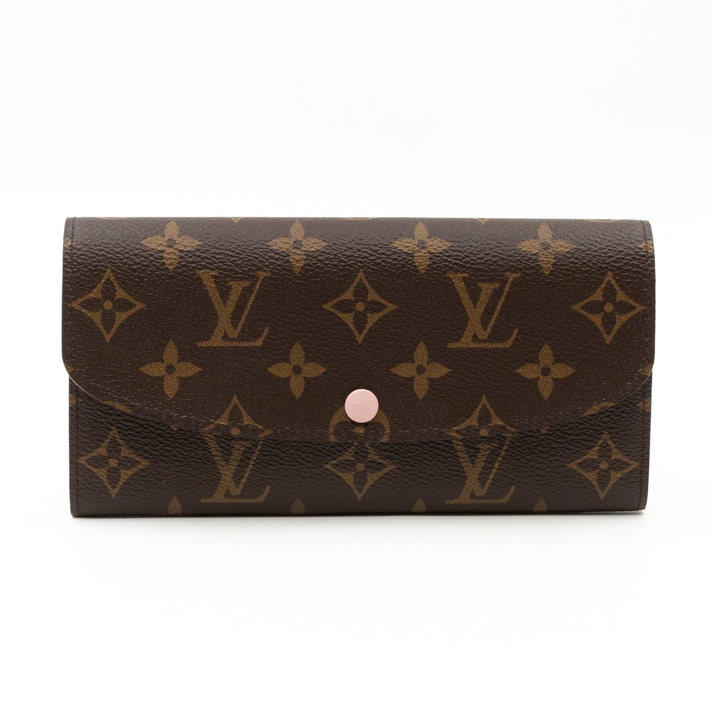 Louis-vuitton Emilie Wallet Monogram Rose Ballerine