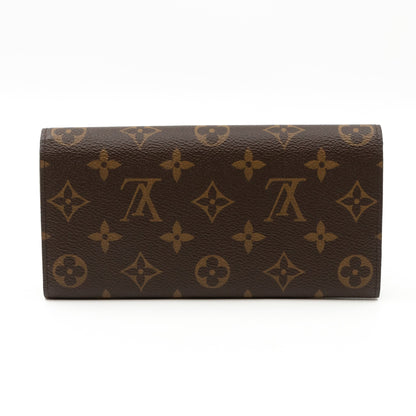 Louis-vuitton Emilie Wallet Monogram Rose Ballerine