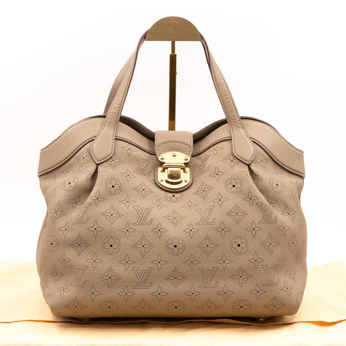 Louis-vuitton Cirrus PM Beige Mahina Leather